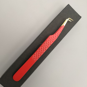 High Performance Precision Stainless Steel Smooth Tip Comfortable Handle Eyebrow Tweezers Pakistan Origin Model 830 Salon - Product Image 5