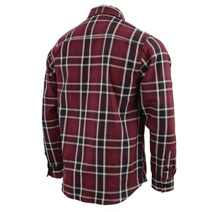 Chemise en flanelle à carreaux marron de haute qualité, épaisse, boutonnée, décontractée, pour l'hiver, avec deux poches - Product Image 2