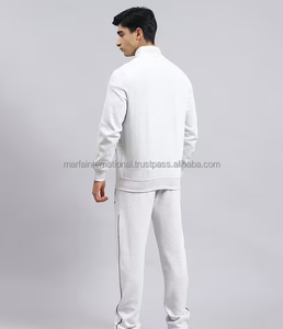 Survêtement athlétique à capuche pour homme de qualité supérieure, imprimé, printemps, 100 % coton, tissu doux et durable, séchage rapide, style décontracté - Product Image 3