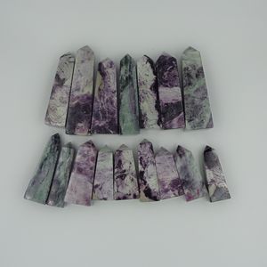 Obelisco de Kammererita Natural Hecho a Mano, Torre de Cristal Púrpura Raro, Piedra Curativa, Reiki, Meditación, Energía, Decoración Feng Shui, Venta al por Mayor - Product Image 6