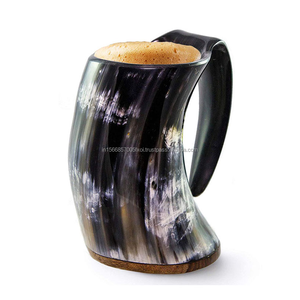 Tazas de cuerno para beber y Cuerno vikingo Tankar Material orgánico pulido para beber cerveza, vino, té, café, leche - Product Image 2