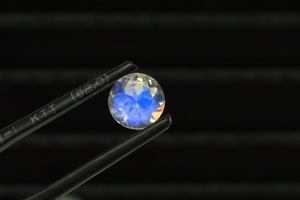 Pierre de lune arc-en-ciel naturelle, ronde, 7 mm, pierre précieuse, bleu chatoyant, pierre de lune arc-en-ciel en vrac, prix de gros - Product Image 4