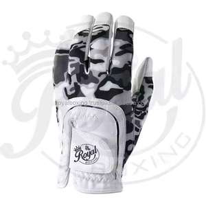 Guantes de Golf Royal Boxing con Logotipo Personalizado, Correa de Muñeca Ajustable, para Mano Derecha, Completamente de Cuero Cabretta, Deportivos GL0031 - Product Image 2