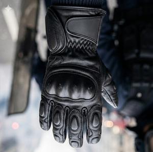 Guantes de Cuero de Uso General de 9 oz, Resistentes a Cortes, Pinchazos, Antideslizantes y Anti-Impactos, con Protección Completa para los Dedos - Product Image 6