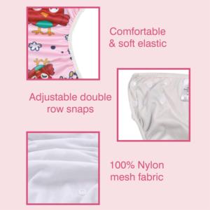 Couche-culotte de bain réutilisable/conception d'oiseau de costume de bain - Product Image 4
