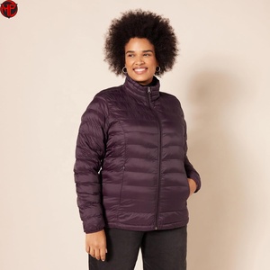 Womens <b>Lightweight</b> <b>Puffer</b> <b>Jacket</b> Quilted Down Coat Water Resistant Zip Up Winter Outerwear Windproof Bubble <b>Jacket</b> Women - Product Image 3
