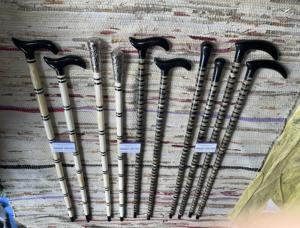 Bastones de Caminar de Cuerno de Búfalo Natural, Pulidos, Ecológicos, de Alta Calidad, Rústicos y Modernos, ILAHI's - Product Image 4