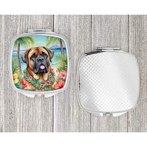 Mastiff Luau miroir de maquillage de voyage compact miroir décoratif de poche pliant pour femmes et filles cadeau - Product Image 4