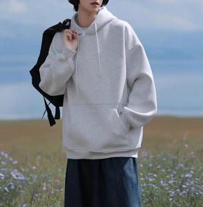 Ropa de calle de alta calidad, diseño personalizado, sudaderas con capucha lisas de peso pesado para hombres - Product Image 5