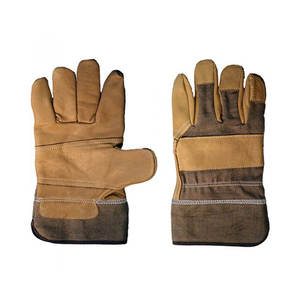 Guantes de Trabajo de Alta Visibilidad para Hombre, de Cuero Genuino de Alta Calidad, Novedad 2026, Precio Bajo, Servicio OEM - Product Image 1