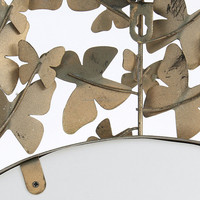 Miroir mural papillon en métal âge fait à la main, miroir à cadre métallique, décoration artistique, pour le salon, la salle à manger et le bureau