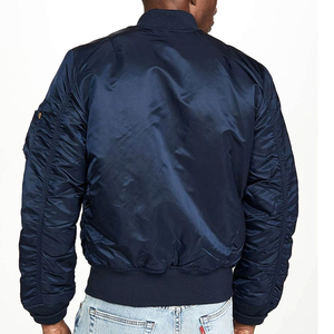Chaqueta Bomber Negra para Hombre con Cremallera Roja, Casual, Cortavientos, Transpirable, con Calefacción, Relleno de Algodón y Poliéster, Cuello Alto, Corte Regular, para Invierno - Product Image 4