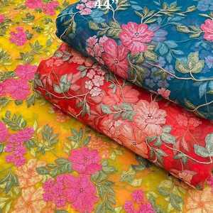 Tissu en Chiffon Brodé Malty Dobby 100% Polyester Respirant Écologique pour Mariage, Couleurs Personnalisées, Fournisseur Textile Export - Product Image 6