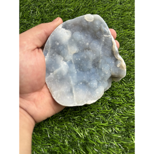 Piedra Preciosa de Calcedonia Azul de Alta Calidad, Piedra Pulida Natural para Anillos, Colgantes y Fabricación de Joyas - Product Image 4