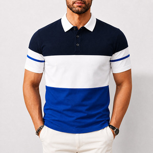 Polo de Piqué Personalizado al por Mayor, Transpirable, de Poliéster/Algodón para Hombre, en Rojo, Blanco y Negro, Estilo Casual, Manga Corta, Deportivo - Product Image 6