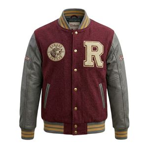 Chaqueta Varsity para Hombre de Alta Calidad, Personalizada ODM OEM, Chaqueta Bomber de Béisbol con Letras de Colegio, Venta al Por Mayor - Product Image 1