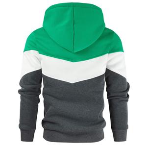 Men's Eco-Friendly 100% Cotton French Terry Hooded Sweatshirt with Pocket Regular Fit Casual Autumn Knit 300g Fabric - Product Image 3