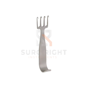 Écarteur à rabat Maxwell en acier inoxydable pour la peau et les tissus en chirurgie générale SR # 15343 Certifié CE par SurgiRight - Product Image 4