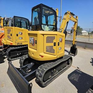 Mini-excavatrice sur chenilles hydraulique CAT 305 CR, machine compacte pour la construction, l'exploitation minière, l'aménagement paysager, les travaux de terrassement, équipement V2 - Product Image 5