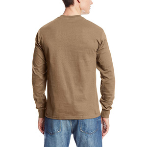 Camiseta Premium de Manga Larga para Hombre, Cuello Redondo, Corte Ajustado, Camiseta Básica, Proveedor de Impresión de Logotipos Personalizados - Product Image 2