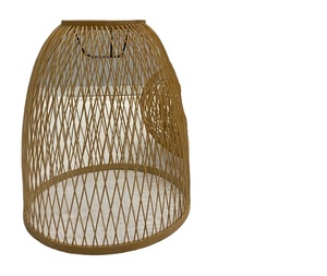 <b>Fish</b>-<b>trap</b> shaped bamboo woven lampshade perfect for homes offices restaurants hotels and resorts . - Product Image 1