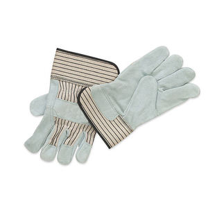 Guantes de Trabajo de Cuero Dividido del Fabricante, Resistentes al Aceite, Anti-químicos, Antideslizantes, Duraderos, Sin Silicona, Protección - Product Image 1