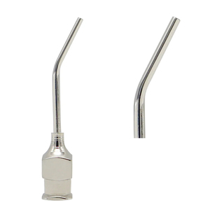 Cánula de Irrigación Modelo Bonn, Punta Plana 19G, Cánula de Irrigación Oftálmica de Acero Inoxidable, Instrumento para Cirugía Ocular - Product Image 2