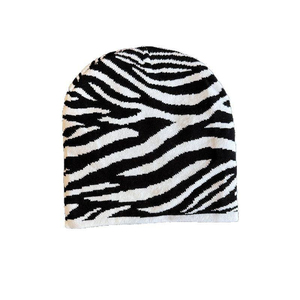 Bonnet en acrylique uni avec revers tricoté et logo personnalisé, motif écossais numérique, idéal pour les voyages - Vente en gros - Product Image 5