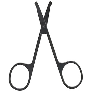 Ciseaux de luxe pour la coupe des poils du nez, pointe arrondie de sécurité, acier inoxydable, ciseaux de toilettage personnel pour hommes, usage professionnel - Product Image 4
