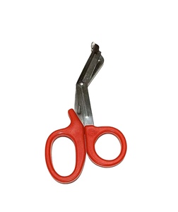 Juegos de 3 vendajes de colores mezclados, venta al por mayor, tijeras para traumatismos médicos con mango de plástico, tijeras de vendaje para enfermeras de primeros auxilios de Metal - Product Image 3