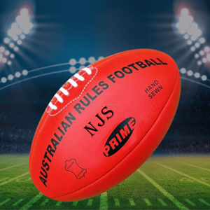 Austrsie Rule Fútbol Calidad Cuero de vaca Tamaño 5 Mejor partido PVC Entrenamiento personalizado AFL Ball Hecho a mano Calidad Cuero de vaca - Product Image 2