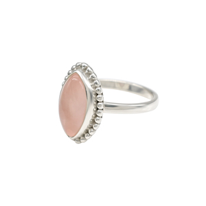 Natural 5x10mm Marquise Shape Rose <b>Quartz</b> Gemstone <b>Ring</b> in 925 Sterling Silver <b>Ring</b> Wholesale Silver Jewelry Supplier - Product Image 6