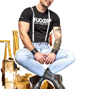 Tirantes de Piel de Oveja para Hombre, Hebilla de Acero, 4 cm de Ancho, Seis Opciones de Color, Ajuste Ajustable, Estilo Clásico, Uso Casual - Product Image 6