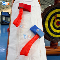 Jeu de lancer de hache gonflable pour adultes et enfants, idéal pour les fêtes de plein air et les jeux sportifs
