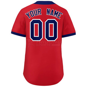 Chemise de baseball légère et écologique à deux boutons, respirante et anti-humidité, manches courtes, coupe flexible, unisexe - Product Image 3