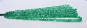 Cuentas de ónix verde natural de forma irregular tipo rondel de 3.5-5.5 mm, cuentas de ónix verde de 16 pulgadas, cuentas de ónix tipo rondel para la fabricación de joyería. - Product Image 2