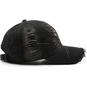 Logotipo bordado personalizado sombrero de papá desgastado gorras de béisbol para Negocios Americano Deportivo playa Hip Hop transpirable Denim amantes - Product Image 2