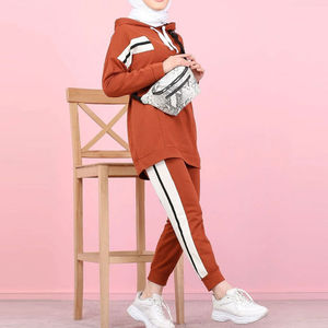 Conjunto Casual Elegante de Moda para Mujer, Primavera, Poliéster Arrugado, Largo, No Transparente, Bordado Sólido - Product Image 2