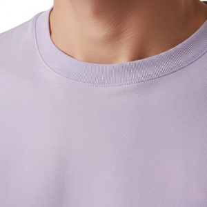 Camisetas al por mayor personalizadas para hombre, de gran tamaño, ecológicas, de poliéster de 220 g, con estampado serigráfico, manga raglán, holgadas y de corte amplio. - Product Image 5