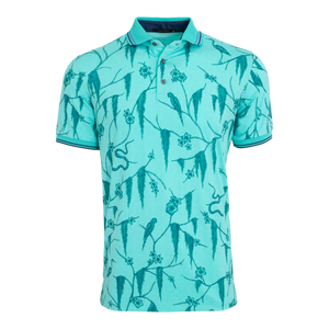 Chemise à manches courtes blanche pour homme, style décontracté, coupe classique, tricotée, 100% polyester, séchage rapide - Product Image 5