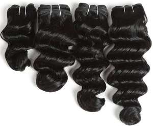 La mejor calidad, extensiones de cabello Remy ondulado con cutícula completa alineada de 8-32 pulgadas, paquetes de cabello virgen indio crudo a los precios más bajos, OEM ODM - Product Image 1