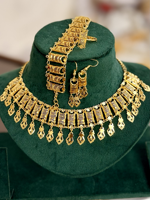 Collier chaîne à maillons en laiton plaqué or 18 carats multicolore, style hip-hop, pour mariages britanniques/américains/indiens, prêt à être expédié DDP aux Comores