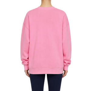 Wholesale Women's Casual Sweatshirt Crew Neck Autumn Lightweight Solid Color Fashion Warm Oversized <b>Fit</b> <b>Jumper</b> Hoodie Sweatshirt - Product Image 2