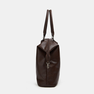 Bolsos de Mano para Mujer al por Mayor, Textura Suave de PU, Impermeables, con Cierre, Bolso Tote Casual, Gran Capacidad, Versátiles, Simples, de Hombro y Cruzados - Product Image 4