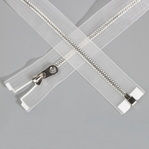 Cremallera metálica de malla con dientes de metal, extremo abierto, color platino cobre, para ropa, personalizada - Product Image 5