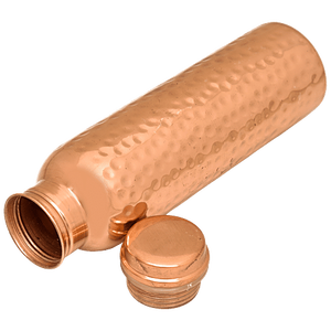 100% Pure Handmade 1L <b>Copper</b> Water <b>Bottle</b> Leak-Proof Direct <b>Drinking</b> Yoga Drinkware Custom Logo Direct Manufacturer for Camping - Product Image 4