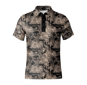 Camiseta de Golf Profesional Personalizada para Hombre, de Alta Calidad, Poliéster y Spandex, Transpirable y de Secado Rápido - Product Image 5