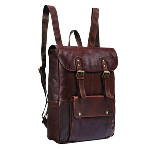 Sacs à dos en cuir coupe-vent et multifonctionnels avec fermeture éclair de protection et plusieurs poches - Product Image 4