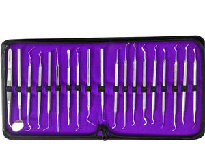 Juego de Instrumentos Dentales Profesionales de Acero Inoxidable, Diseñado para Procedimientos Clínicos, Incluye Sondas para Mediciones Precisas - Product Image 1