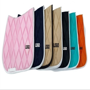 Custom cotton Fabric English Dressage Saddle <b>Pad</b> Cotton Style Color Cob Lining Material Origin <b>Foam</b> Full Poly Size LLT - Product Image 3